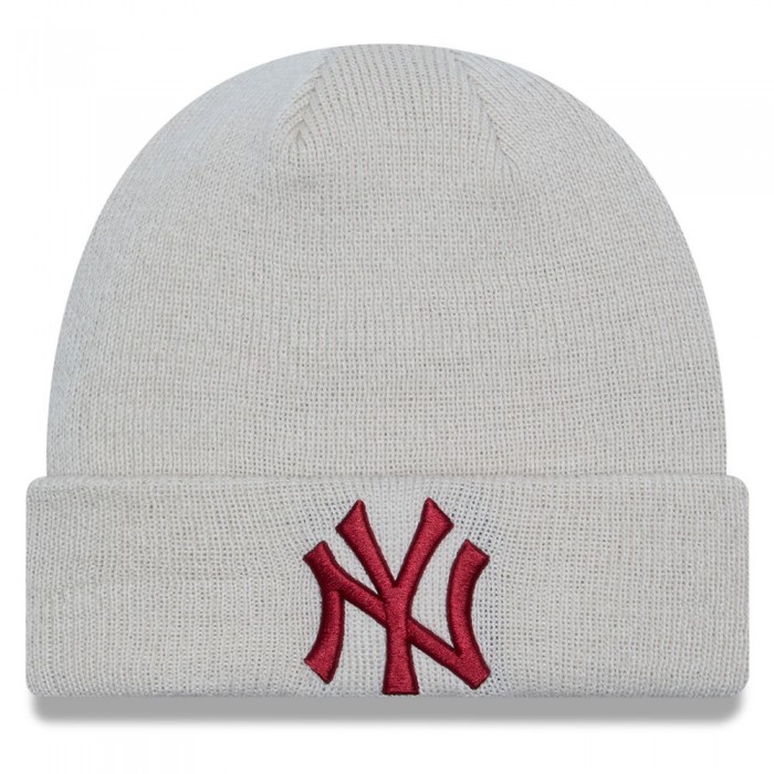 [해외]뉴에라 League Essentials Cuff New York Yankees 비니 139860399 Light Beige