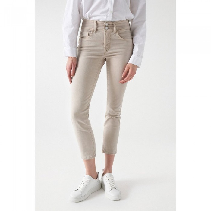 [해외]SALSA JEANS Secret Crop Slim Fit 21007017 청바지 139988894 Light Pearl