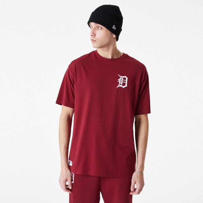 [해외]뉴에라 League Essentials LC OS Detroit Tigers 반팔 티셔츠 139860403 Dark Red