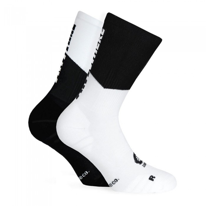 [해외]PACIFIC SOCKS Anytime Half 긴 양말 1140187704 Black / White