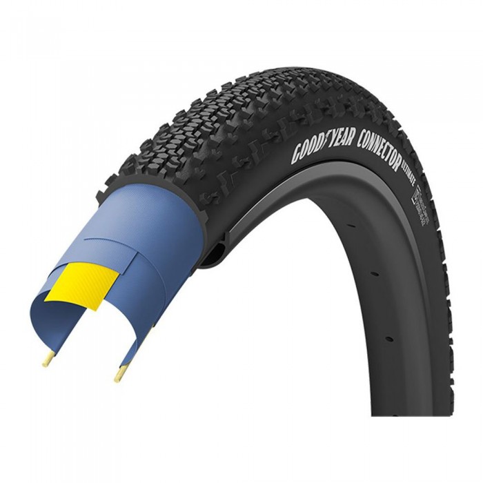 [해외]GOODYEAR 커넥터 Tubeless 650B x 50 자갈 타이어 1140188326 Black