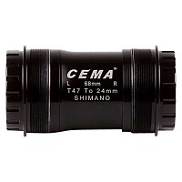 [해외]CEMA Shimano용 T47 스테인리스 스틸 바텀 브래킷 컵 1139804417 Black