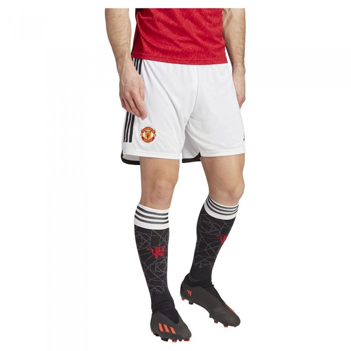 [해외]아디다스 Manchester United 23/24 홈 쇼츠 3139924966 White