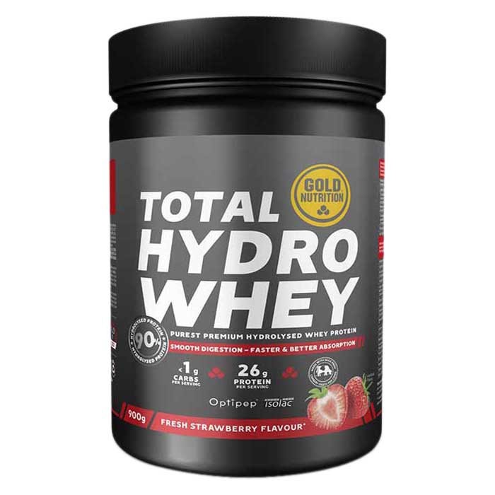 [해외]GOLD NUTRITION 딸기 단백질 파우더 Total Hydro Whey 900g 3139969830 Black