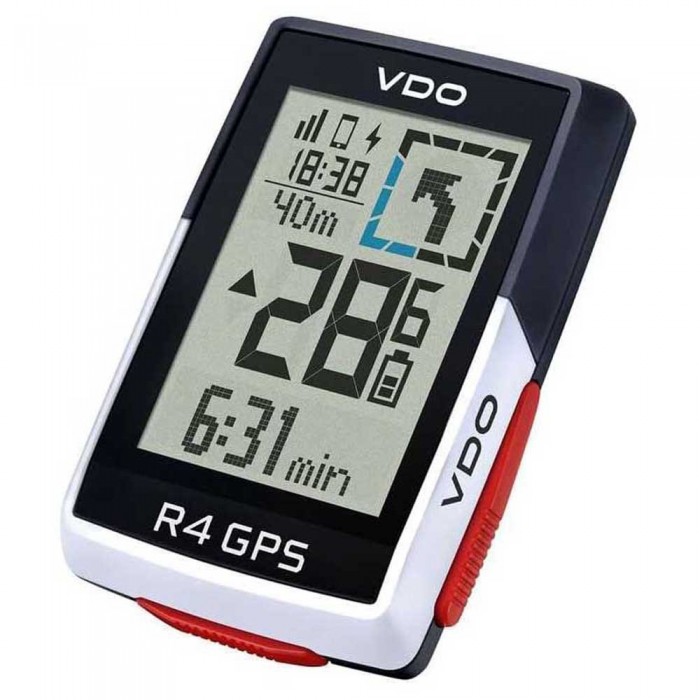 [해외]VDO R4 GPS 자전거 컴퓨터 1140095188 Black