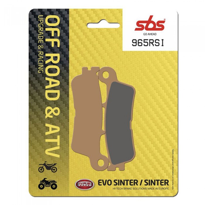 [해외]SBS Evo Hi-Tech Offroad 965RSI 소결 브레이크 패드 9140098654