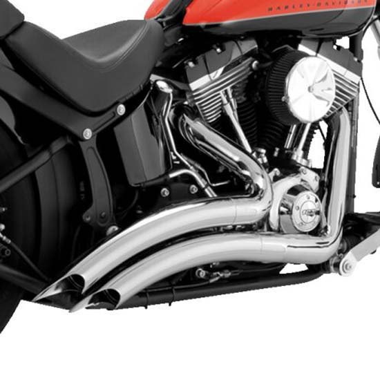 [해외]VANCE + HINES Harley Davidson FLS 1690 Softail Slim Ref:26369 비인증된 완전 배기 시스템 9140124630 Chrome