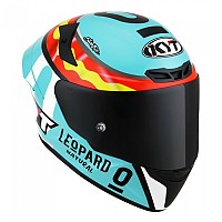 [해외]KYT 풀페이스 헬멧 TT-Course Replica Leopard Spaniard 9139948702 Light Blue / Red