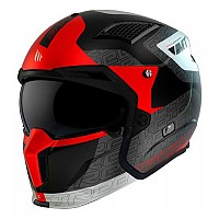 [해외]MT 헬멧s 컨버터블 헬멧 Streetfighter SV S Totem 9139979861 Matt Pearl Red
