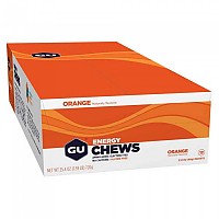 [해외]GU 에너지 츄 Energy Chews Orange 12 12 단위 3139955342 Multicolor