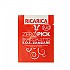 [해외]ZEROPICK 모기 방지 팔찌 리필 Bio Kit Placas Citronela 3 단위 4140015582 Red