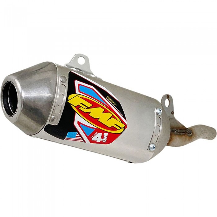 [해외]FMF M Fact 4.1 Honda CRF Ref:041592 Aluminium 비승인 오토바이 머플러 9140076981 Silver