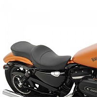 [해외]DRAG SPECIALTIES 좌석 Low 프로file Double Bucket Smooth Harley Davidson Sportster 9140194505 Black