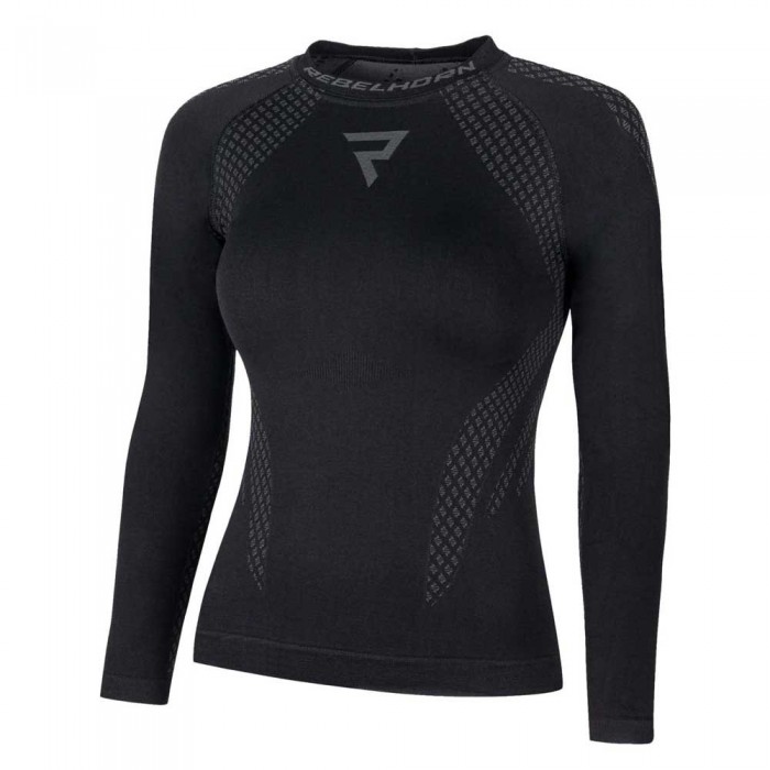 [해외]REBELHORN Ladies Thermoactive 액티브 II 긴팔 베이스 레이어 9139932189 Black / Grey