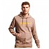 [해외]슈퍼드라이 Utility Sport Logo Loose 후드티 140141031 Fossil Brown