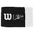 [해외]윌슨 손목 밴드 Extra 와이드 II 12140236056 Black / White