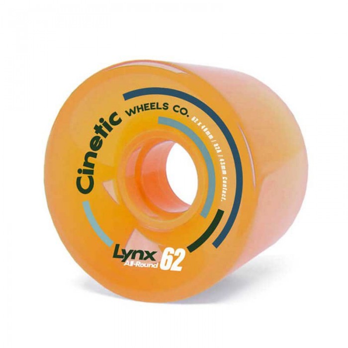 [해외]CINETIC 스케이트 바퀴 Lynx 80a 14139986961 Clear Blue