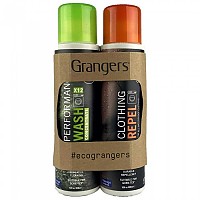 [해외]GRANGERS 세정제 및 발수제 퍼포먼스 Wash + Clothing Repel 300ml 4139804128 Black / Green / Orange