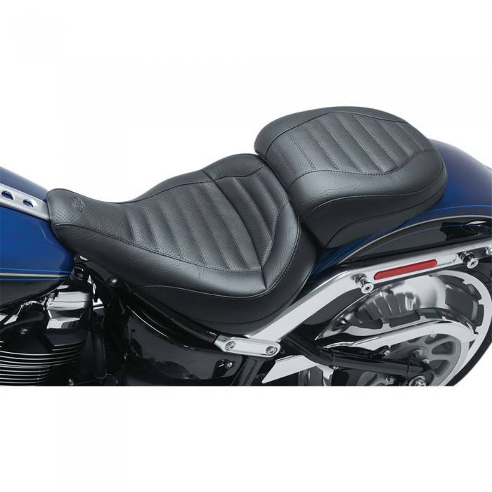 [해외]MUSTANG Solo Tour Trapezoid Stitch Harley Davidson Softail 75832 오토바이 시트 9140195753 Black