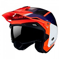 [해외]MT 헬멧s District SV S Analog 오픈 페이스 헬멧 9139979799 Glossy Black / Orange