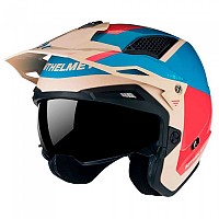 [해외]MT 헬멧s 오픈 페이스 헬멧 District SV S Analog 9139979800 Glossy Blue / Orange