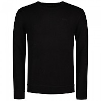 [해외]슈퍼드라이 크루넥 스웨터 Essential Slim Fit 140140724 Black