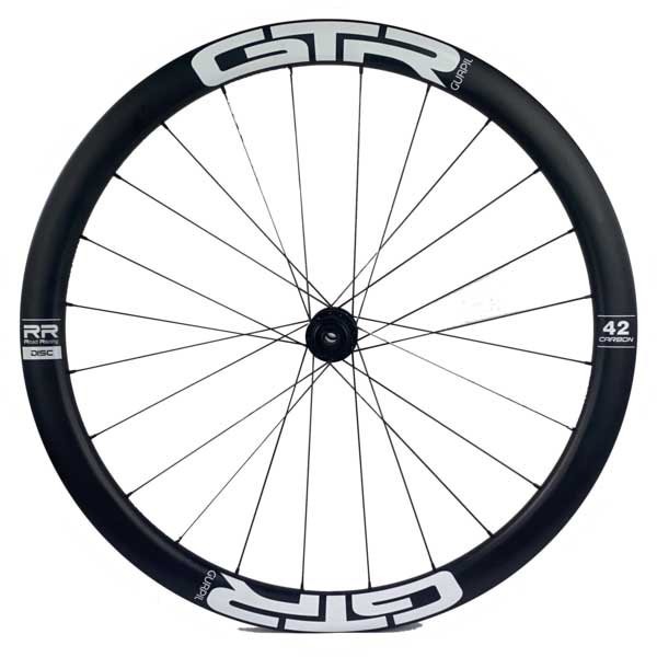 [해외]GTR RR42 Disc Tubeless 도로 자전거 앞바퀴 1140235914 Black / White