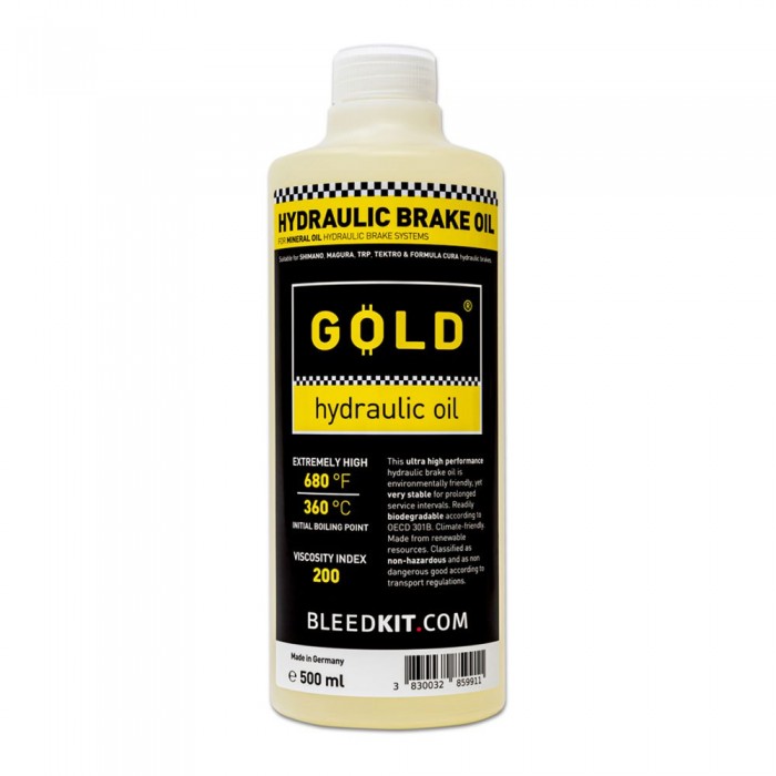 [해외]BLEEDKIT 브레이크 오일 미네랄 Gold 500ml 1140218858 Yellow / Black