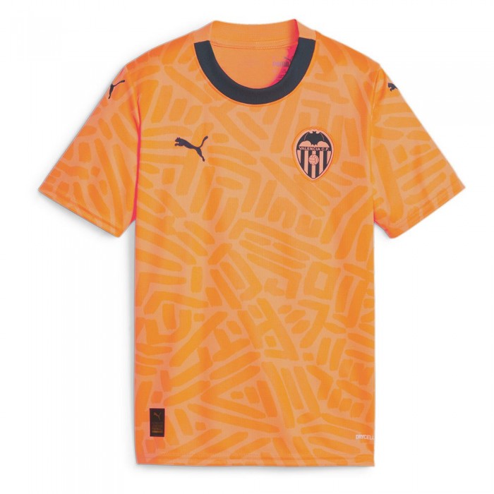 [해외]푸마 Valencia CF Replica 주니어 세 번째 반팔 티셔츠 3139911275 Ultra Orange