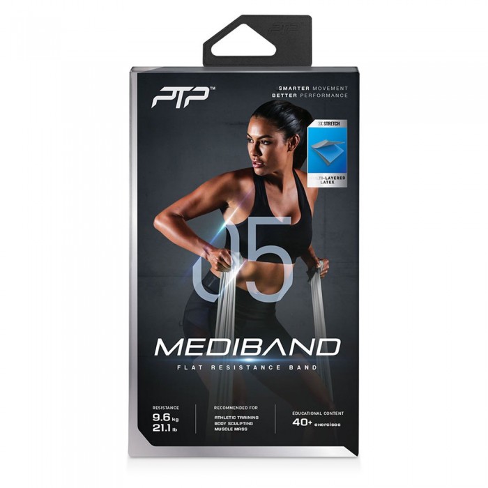 [해외]PTP 저항 밴드 엑스트라 하드 Mediband 7139799548 Silver