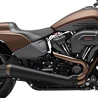 [해외]KESSTECH 슬립온 머플러 ESE 2-1 Harley Davidson FXDR 1868 ABS 소프트ail King 114 Ref:190-3117-791 9140124211 Black