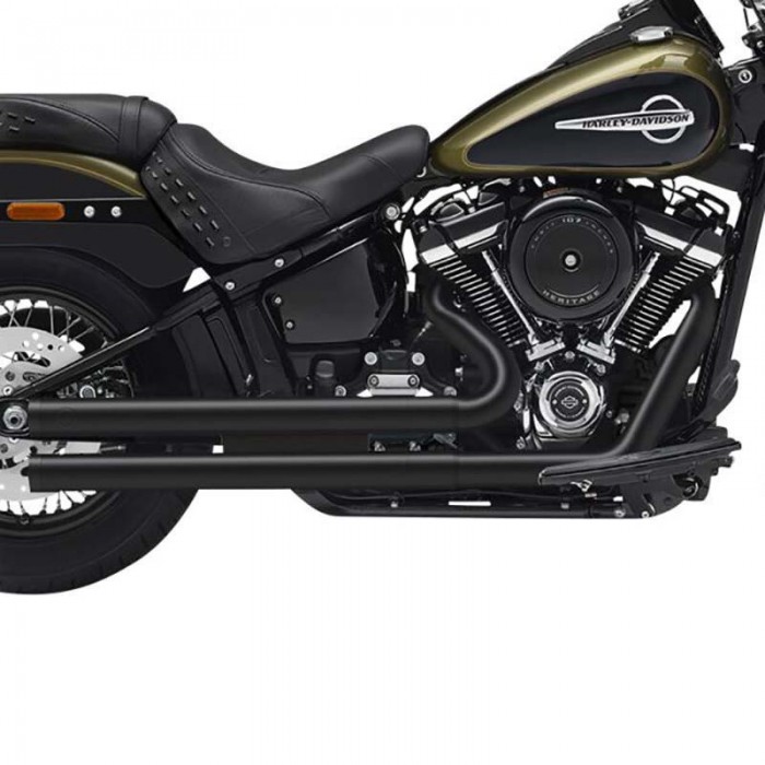 [해외]KESSTECH ESE 2-2 Harley Davidson FLHCS 1868 ABS Softail Heritage Classic 114 Ref:186-5104-765 비인증 슬립온 머플러 9140124230 Black