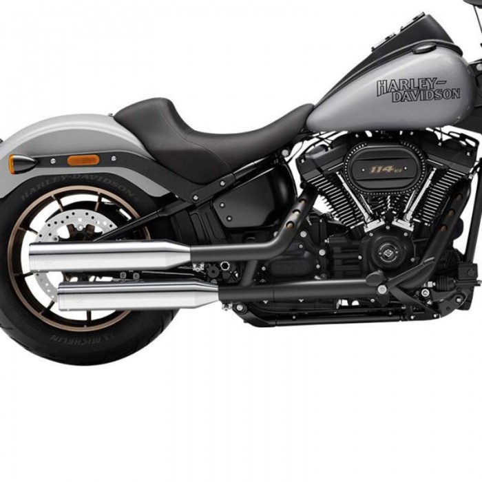 [해외]KESSTECH ESE 2-2 Harley Davidson FXBBS 1868 Softail Street Bob 114 Ref:211-2172-715 비인증 슬립온 머플러 9140124264 Chrome