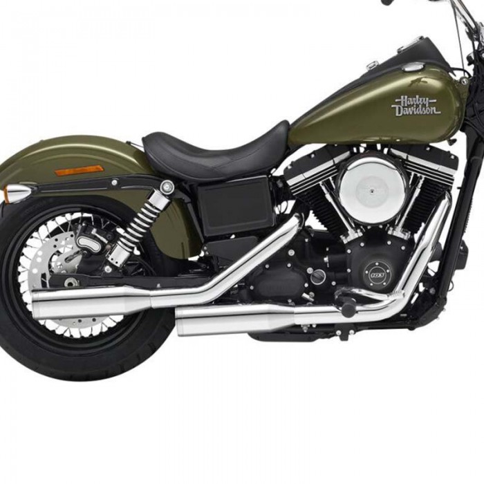 [해외]KESSTECH ESE 2-2 Harley Davidson FXDB 1690 Dyna Street Bob Ref:170-2132-715 비인증 슬립온 머플러 9140124270 Chrome