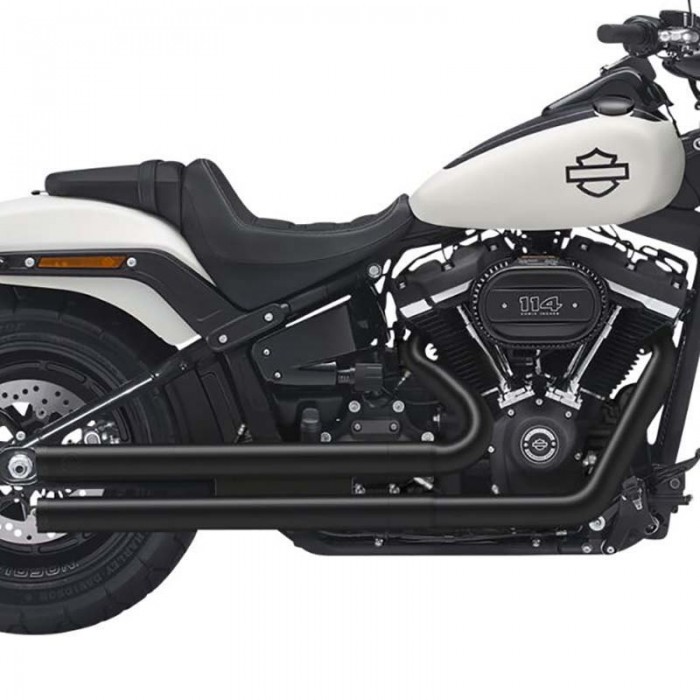 [해외]KESSTECH ESE 2-2 Harley Davidson FXFB 1750 ABS Softail Fat Bob 107 Ref:184-5104-765 비인증 슬립온 머플러 9140124273 Black