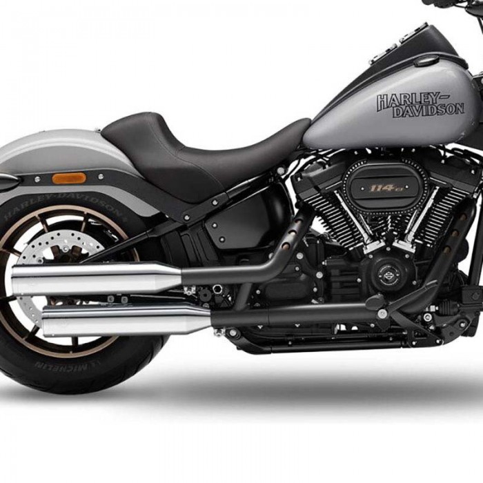 [해외]KESSTECH ESE 2-2 Harley Davidson FXLRS 1868 ABS Softail Low Rider S 114 Ref:201-2172-715 비인증 슬립온 머플러 9140124280 Chrome