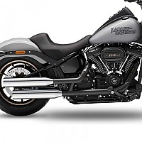 [해외]KESSTECH ESE 2-2 Harley Davidson FXLRS 1868 ABS 소프트ail Low Rider S 114 Ref:201-2172-715 슬립온 머플러 9140124280 Chrome