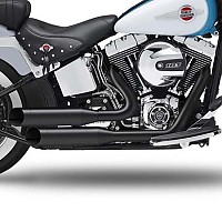 [해외]KESSTECH ESM2 2-2 Harley Davidson FLST 1450 Heritage 소프트ail Ref:086-5109-759 슬립온 머플러 9140124319 Black