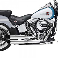 [해외]KESSTECH ESM2 2-2 Harley Davidson FLSTC 1584 Heritage 소프트ail Classic Ref:085-5109-749 슬립온 머플러 9140124328 Chrome