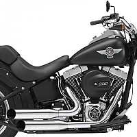 [해외]KESSTECH 슬립온 머플러 ESM2 2-2 Harley Davidson FLSTC 1584 Heritage 소프트ail Classic Ref:087-5109-749 9140124330 Chrome