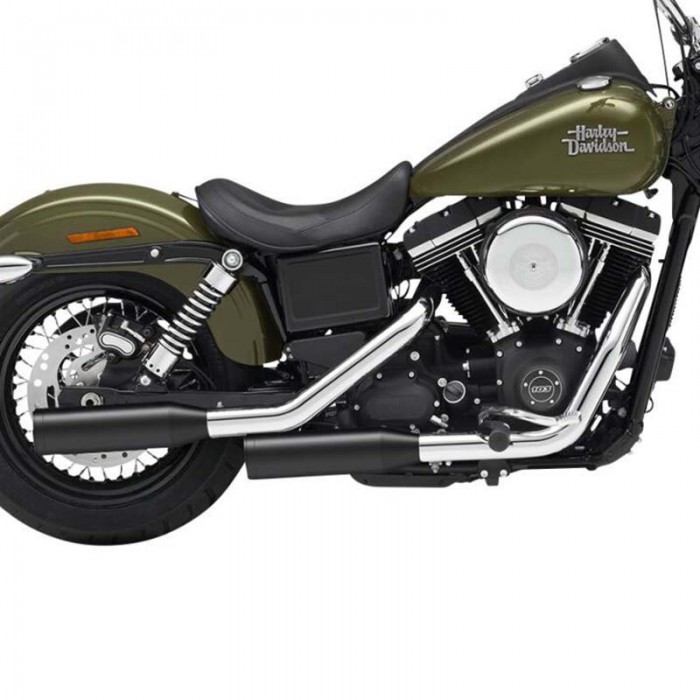 [해외]KESSTECH ESM2 2-2 Harley Davidson FXD 1450 Dyna Super Glide Ref:2132-765 비인증 슬립온 머플러 9140124342 Black