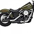 [해외]KESSTECH ESM2 2-2 Harley Davidson FXD 1450 Dyna Super Glide Ref:2132-765 비인증 슬립온 머플러 9140124342 Black