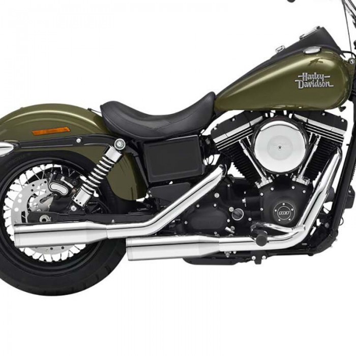 [해외]KESSTECH ESM2 2-2 Harley Davidson FXDB 1584 Dyna Street Bob Ref:070-2132-715 슬립온 머플러 9140124343 Chrome