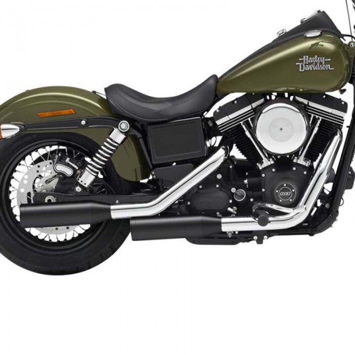 [해외]KESSTECH ESM2 2-2 Harley Davidson FXDB 1584 Dyna Street Bob Ref:090-2132-765 비인증 슬립온 머플러 9140124348 Black