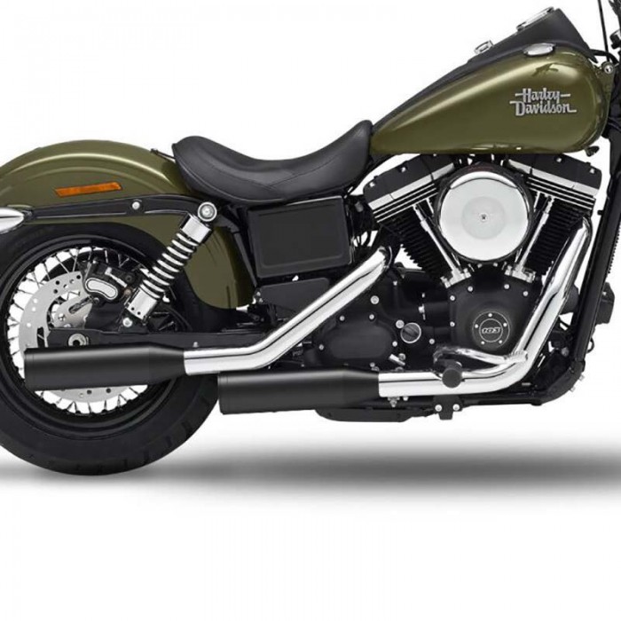 [해외]KESSTECH ESM2 2-2 Harley Davidson FXDI 1450 EFI Dyna Super Glide Ref:2132-765-6 비인증 슬립온 머플러 9140124350 Black