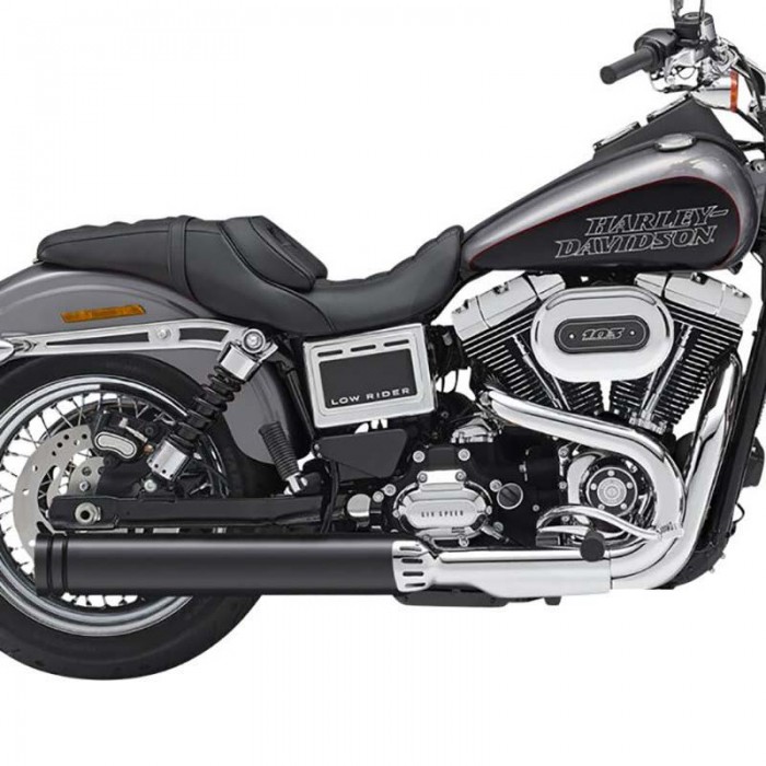 [해외]KESSTECH ESM3 2-1 Harley Davidson FLD 1690 Dyna Switchback Ref:120-1449-769 비인증 슬립온 머플러 9140124359 Black