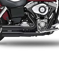 [해외]KESSTECH ESM3 2-2 Harley Davidson FLD 1690 Dyna Switchback Ref:120-5139-757 슬립온 머플러 9140124367 Black