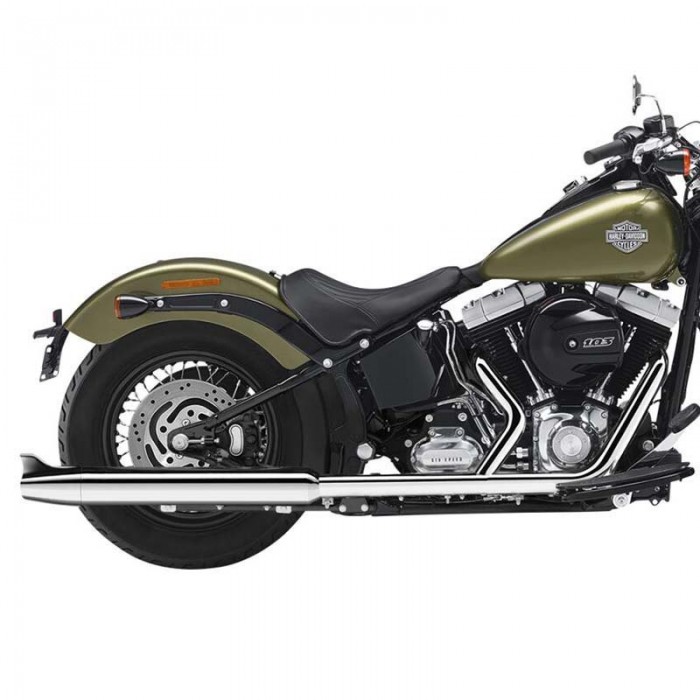 [해외]KESSTECH ESM3 2-2 Harley Davidson FLS 1690 Softail Slim Ref:120-1102-716 비인증 슬립온 머플러 9140124372 Chrome