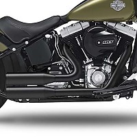 [해외]KESSTECH ESM3 2-2 Harley Davidson FLS 1690 소프트ail Slim Ref:120-5109-757 슬립온 머플러 9140124379 Black