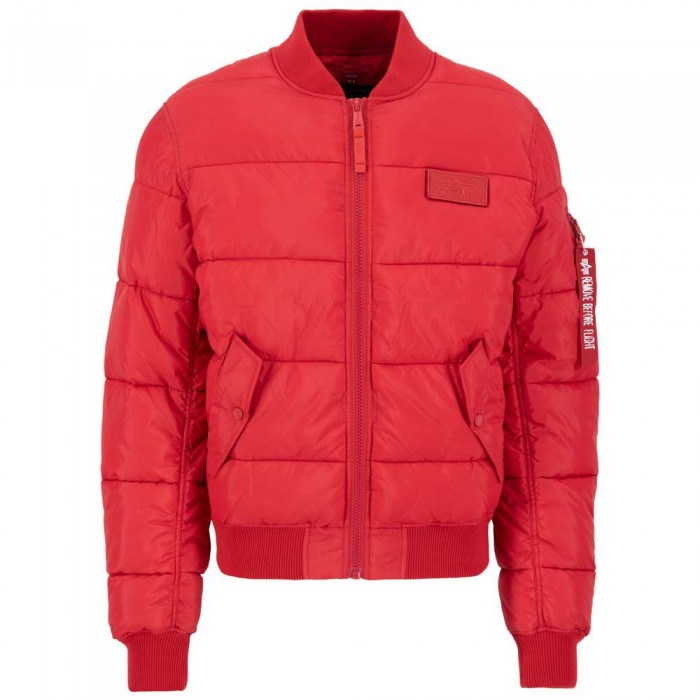 [해외]알파 인더스트리 MA-1 Puffer 봄버 자켓 140028087 Red